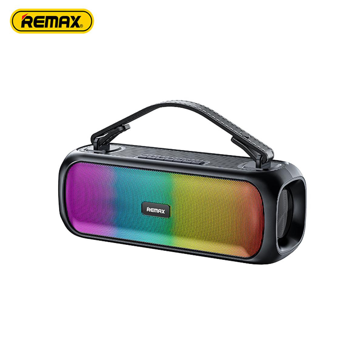 REMAX RB-M25 Waterproof Outdoor RGB Bluetooth Speaker - Black